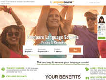 Tablet Screenshot of languagecourse.net